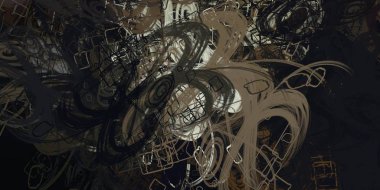 Farklı renk kalıplarına sahip soyut arkaplan