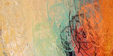 renkli boyama, soyut duvar kağıdı