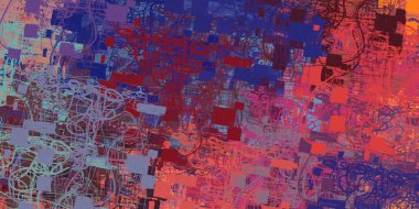 boya ile soyut grunge duvar kağıdı