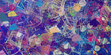 soyut desen, renkli boyalar ile duvar kağıdı 