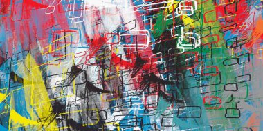 Metin için alanı olan soyut arkaplan