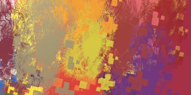 Grunge arka planı renkli desenleri ile