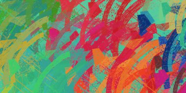 renkli boyama, soyut duvar kağıdı
