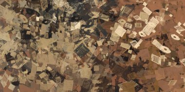 farklı renk desenleri ile soyut duvar kağıdı