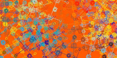 Grunge arka planı renkli desenleri ile