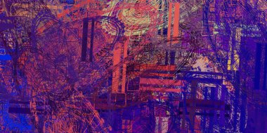 soyut desen, renkli boyalar ile duvar kağıdı 