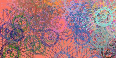 Metnin için alanı olan soyut arkaplan