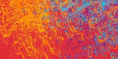 metin için alan ile soyut sanatsal arka plan 