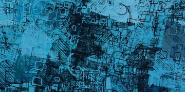 farklı renklerle soyut desen