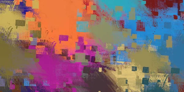 異なる色のパターンを持つ抽象的な壁紙 — ストック写真