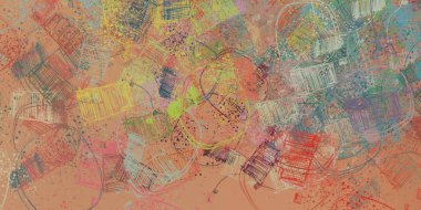 metin için alan ile soyut sanatsal arka plan 