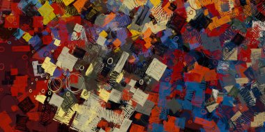 Farklı renk kalıplarına sahip soyut arkaplan