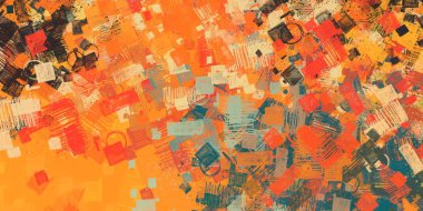 renkli boyama, soyut duvar kağıdı