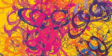 kopyalama alanı ile modern dijital arka plan