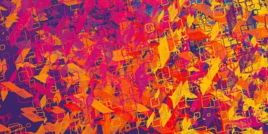 metin için alan ile grunge renkli desen