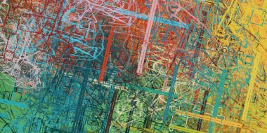 Metnin için alanı olan soyut arkaplan