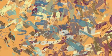 renkli boyama, soyut duvar kağıdı