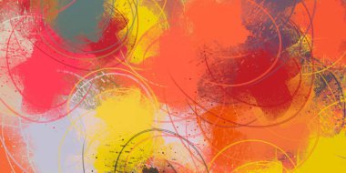 Grunge arka planı renkli desenleri ile