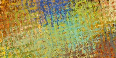 farklı renklerle soyut desen