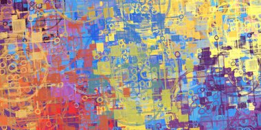 Farklı renk kalıplarına sahip soyut arkaplan