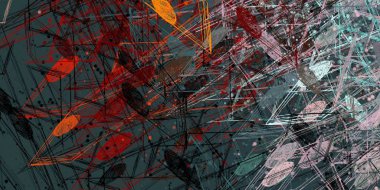 metin için alan ile grunge renkli desen