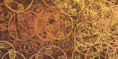 kopyalama alanı ile modern dijital arka plan