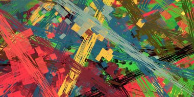 metin için alan ile grunge renkli desen