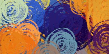 farklı renk desenleri ile soyut duvar kağıdı