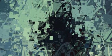 soyut desen, renkli boyalar ile duvar kağıdı 