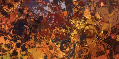 stil için alan ile soyut grunge arka plan