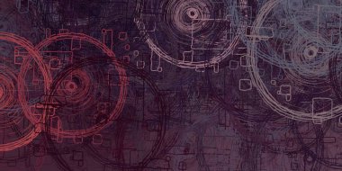 Grunge arka planı renkli desenleri ile