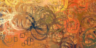 kopya alanı ile soyut renkli duvar kağıdı