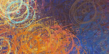 Metnin için alanı olan soyut arkaplan