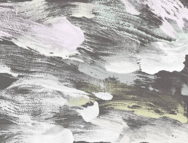 El yapımı tuvale yağlı boya. Soyut sanat dokusu. Renkli doku. Modern sanat eserleri. Yağlı boya darbeleri. Fırça darbeleri. Modern sanat. Çağdaş sanat. Sanatsal tuval.   