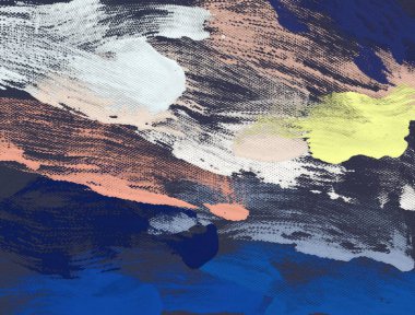 El yapımı tuvale yağlı boya. Soyut sanat dokusu. Renkli doku. Modern sanat eserleri. Yağlı boya darbeleri. Fırça darbeleri. Modern sanat. Çağdaş sanat. Sanatsal tuval.      