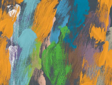 El yapımı tuvale yağlı boya. Soyut sanat dokusu. Renkli doku. Modern sanat eserleri. Yağlı boya darbeleri. Fırça darbeleri. Modern sanat. Çağdaş sanat. Sanatsal tuval.