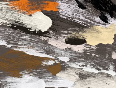El yapımı tuvale yağlı boya. Soyut sanat dokusu. Renkli doku. Modern sanat eserleri. Yağlı boya darbeleri. Fırça darbeleri. Modern sanat. Çağdaş sanat. Sanatsal tuval. 