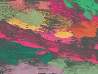 El yapımı tuvale yağlı boya. Soyut sanat dokusu. Renkli doku. Modern sanat eserleri. Yağlı boya darbeleri. Fırça darbeleri. Modern sanat. Çağdaş sanat. Sanatsal tuval.      