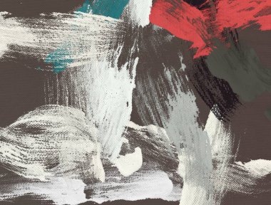 El yapımı tuvale yağlı boya. Soyut sanat dokusu. Renkli doku. Modern sanat eserleri. Yağlı boya darbeleri. Fırça darbeleri. Modern sanat. Çağdaş sanat. Sanatsal tuval.   