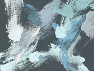 El yapımı tuvale yağlı boya. Soyut sanat dokusu. Renkli doku. Modern sanat eserleri. Yağlı boya darbeleri. Fırça darbeleri. Modern sanat. Çağdaş sanat. Sanatsal tuval.      