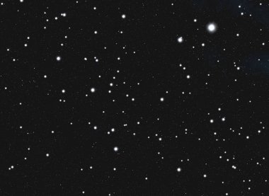 Derin uzay yıldız alanı. Evren yıldızlarla ve gazla dolu. çok uzak bir evren çizimi.