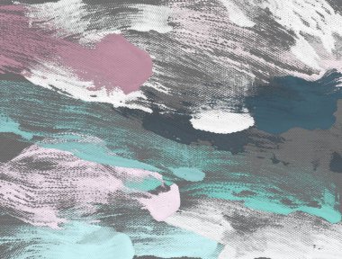 El yapımı tuvale yağlı boya. Soyut sanat dokusu. Renkli doku. Modern sanat eserleri. Yağlı boya darbeleri. Fırça darbeleri. Modern sanat. Çağdaş sanat. Sanatsal tuval.     