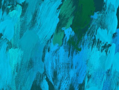 El yapımı tuvale yağlı boya. Soyut sanat dokusu. Renkli doku. Modern sanat eserleri. Yağlı boya darbeleri. Fırça darbeleri. Modern sanat. Çağdaş sanat. Sanatsal tuval.   