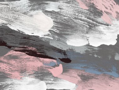 El yapımı tuvale yağlı boya. Soyut sanat dokusu. Renkli doku. Modern sanat eserleri. Yağlı boya darbeleri. Fırça darbeleri. Modern sanat. Çağdaş sanat. Sanatsal tuval.   