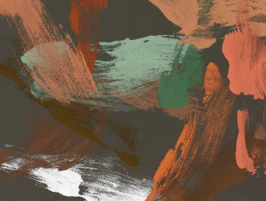 El yapımı tuvale yağlı boya. Soyut sanat dokusu. Renkli doku. Modern sanat eserleri. Yağlı boya darbeleri. Fırça darbeleri. Modern sanat. Çağdaş sanat. Sanatsal tuval.     