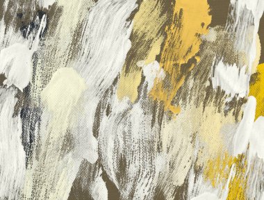 El yapımı tuvale yağlı boya. Soyut sanat dokusu. Renkli doku. Modern sanat eserleri. Yağlı boya darbeleri. Fırça darbeleri. Modern sanat. Çağdaş sanat. Sanatsal tuval.   