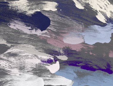 El yapımı tuvale yağlı boya. Soyut sanat dokusu. Renkli doku. Modern sanat eserleri. Yağlı boya darbeleri. Fırça darbeleri. Modern sanat. Çağdaş sanat. Sanatsal tuval.   