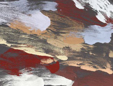 El yapımı tuvale yağlı boya. Soyut sanat dokusu. Renkli doku. Modern sanat eserleri. Yağlı boya darbeleri. Fırça darbeleri. Modern sanat. Çağdaş sanat. Sanatsal tuval.   