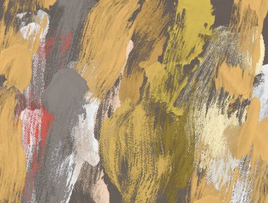 El yapımı tuvale yağlı boya. Soyut sanat dokusu. Renkli doku. Modern sanat eserleri. Yağlı boya darbeleri. Fırça darbeleri. Modern sanat. Çağdaş sanat. Sanatsal tuval.   