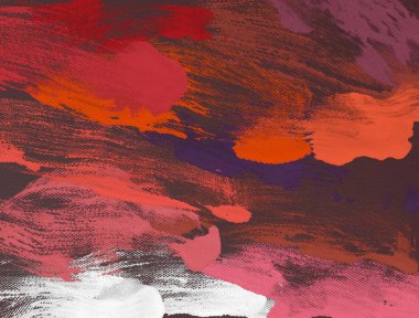 El yapımı tuvale yağlı boya. Soyut sanat dokusu. Renkli doku. Modern sanat eserleri. Yağlı boya darbeleri. Fırça darbeleri. Modern sanat. Çağdaş sanat. Sanatsal tuval.      